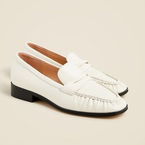 J. Crew Maison Ruched Loafers in Leather size 8 in